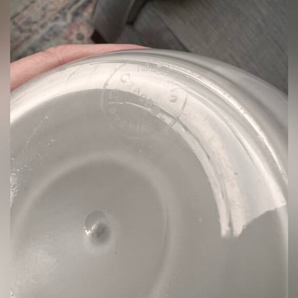 Vintage‎ Slavia Glassworks White Vase Bohemia Czech Republic - Picture 7 of 9